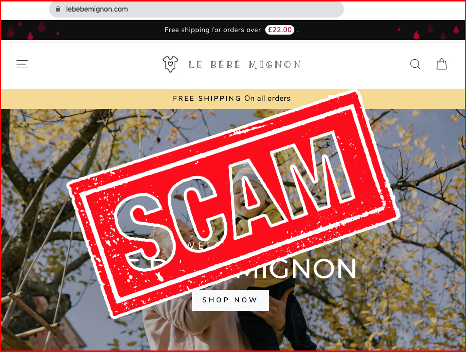 Le Bebe Mignon Reviews Fake Scam Chinese Website
